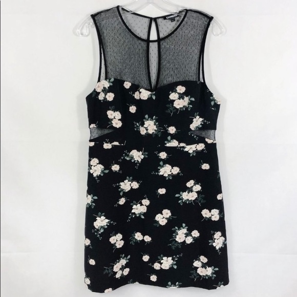 Express Floral Mini Dress - Picture 3 of 10